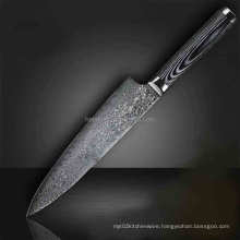 VG10 Real Japanese Damascus Chef Knife 71 Layers Stain Corrosion Resistant Damascus Steel Knife